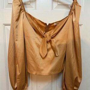 Missguided Tan Top